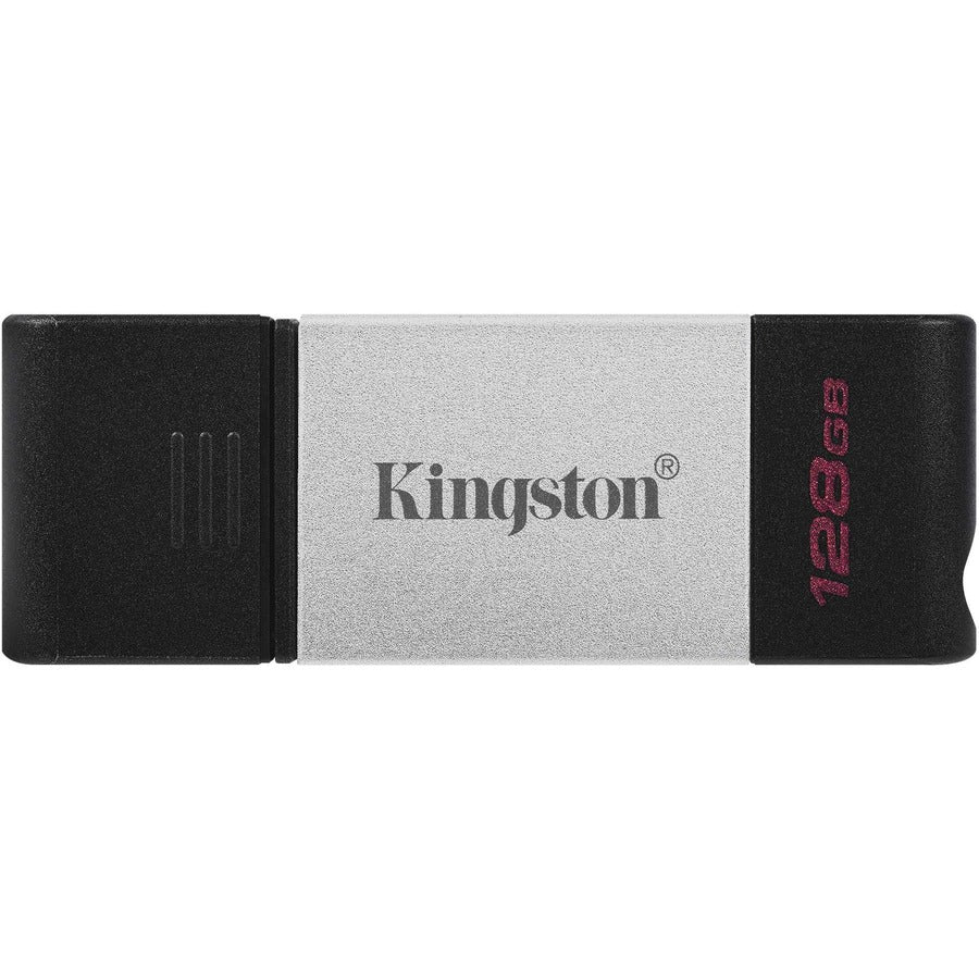 Kingston Technology Datatraveler 80 Usb Flash Drive 128 Gb Usb Type-C 3.2 Gen 1 (3.1 Gen 1) Black, Silver