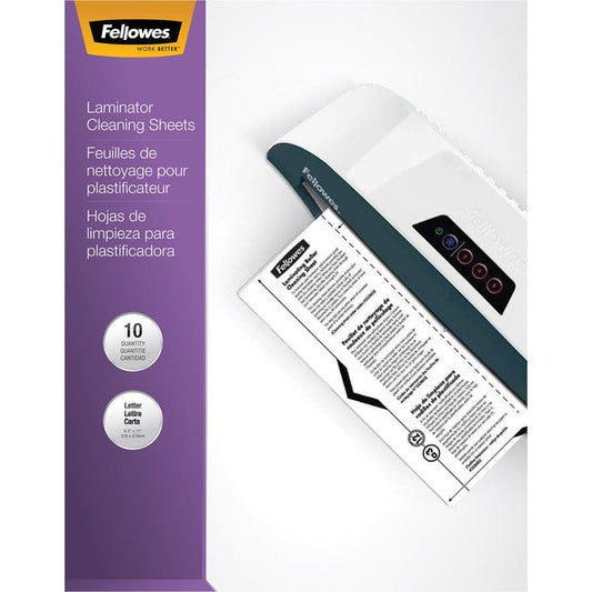 Laminator Cleaning Sheets 10Pk,Dds Must Be Ordered In Multiples Of Case Qty=20