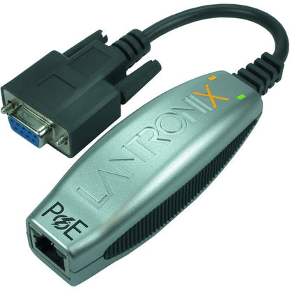 Lantronix Compact 1-Port Secure Serial (Rs232/ Rs422/ Rs485) To Ip Ethernet Device Server; Up To 256-Bit Aes Encryption; Power Over Ethernet (Poe) 802.3Af