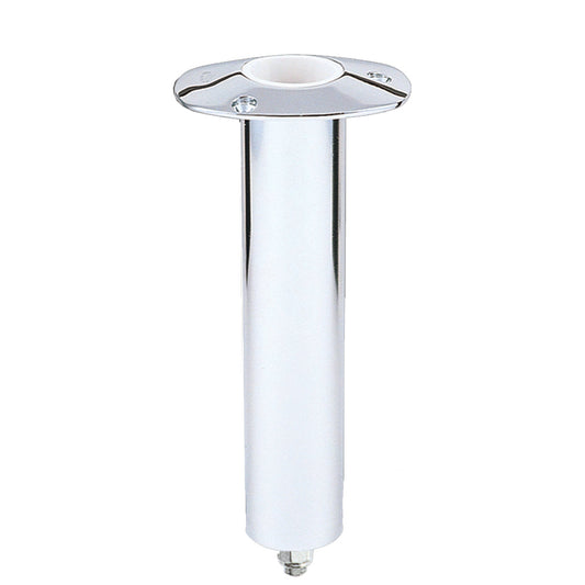 Lee's 0&#176; Stainless Steel Swivel Base Flush Mount Rod Holder - Medium - 2" OD X 6.5" Tube f/ Small Bent Butts