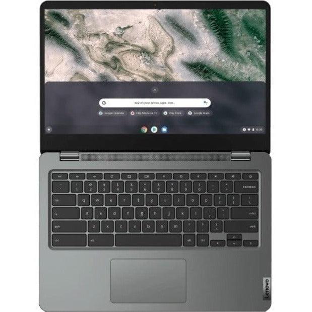 Lenovo 14e Chromebook Gen 2 82M1000BUS 14" Chromebook - HD - 1366 x 768 - AMD 3015Ce Dual-core (2 Core) 1.20 GHz - 4 GB Total RAM - 4 GB On-board Memory - 32 GB Flash Memory - Storm Gray, Dark Gray