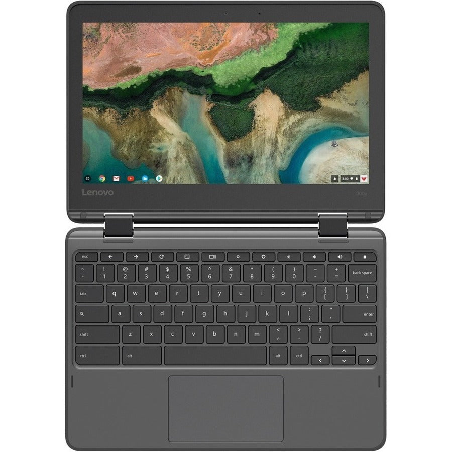 Lenovo 300E Windows 2Nd Gen 81M9S02R00 11.6" Touchscreen 2 In 1 Notebook - Hd - 1366 X 768 - Intel Celeron N4120 Quad-Core (4 Core) 1.10 Ghz - 8 Gb Total Ram - 128 Gb Ssd - Gray