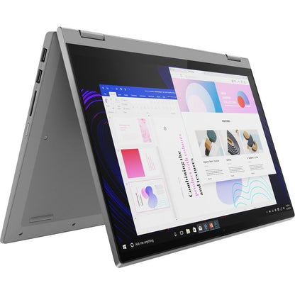 Lenovo-Imsourcing Ideapad Flex 5 14Alc05 82Hu00Juus 14" Touchscreen Convertible 2 In 1 Notebook - Full Hd - 1920 X 1080 - Amd Ryzen 7 5700U Octa-Core (8 Core) 1.80 Ghz - 8 Gb Total Ram - 8 Gb On-Board Memory - 256 Gb Ssd - Graphite Gray