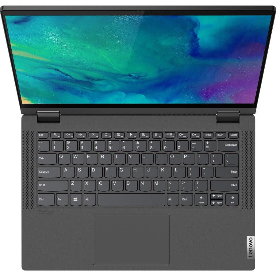 Lenovo-Imsourcing Ideapad Flex 5-14Are-05 81X20002Us 14" Touchscreen 2 In 1 Notebook - Full Hd - 1920 X 1080 - Amd Ryzen 7 4700U Octa-Core (8 Core) 2 Ghz - 8 Gb Total Ram - 512 Gb Ssd - Graphite Gray