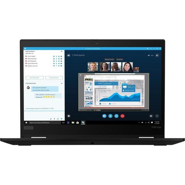 Lenovo-Imsourcing Thinkpad X390 Yoga 20Nns0Te00 13.3" Touchscreen Rugged Convertible 2 In 1 Notebook - Full Hd - 1920 X 1080 - Intel Core I5 8Th Gen I5-8365U Quad-Core (4 Core) 1.60 Ghz - 8 Gb Total Ram - 256 Gb Ssd