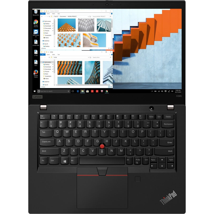 Lenovo-Imsourcing Thinkpad X395 20Nls0J400 13.3" Touchscreen Rugged Notebook - Full Hd - 1920 X 1080 - Amd Ryzen 7 3700U Quad-Core (4 Core) 2.30 Ghz - 16 Gb Total Ram - 512 Gb Ssd - Black