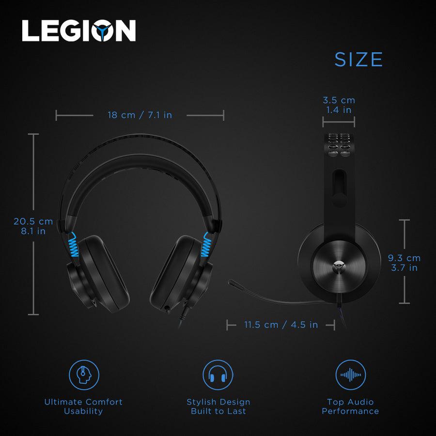 Lenovo Legion H300 Headset Wired Head-Band Gaming Black