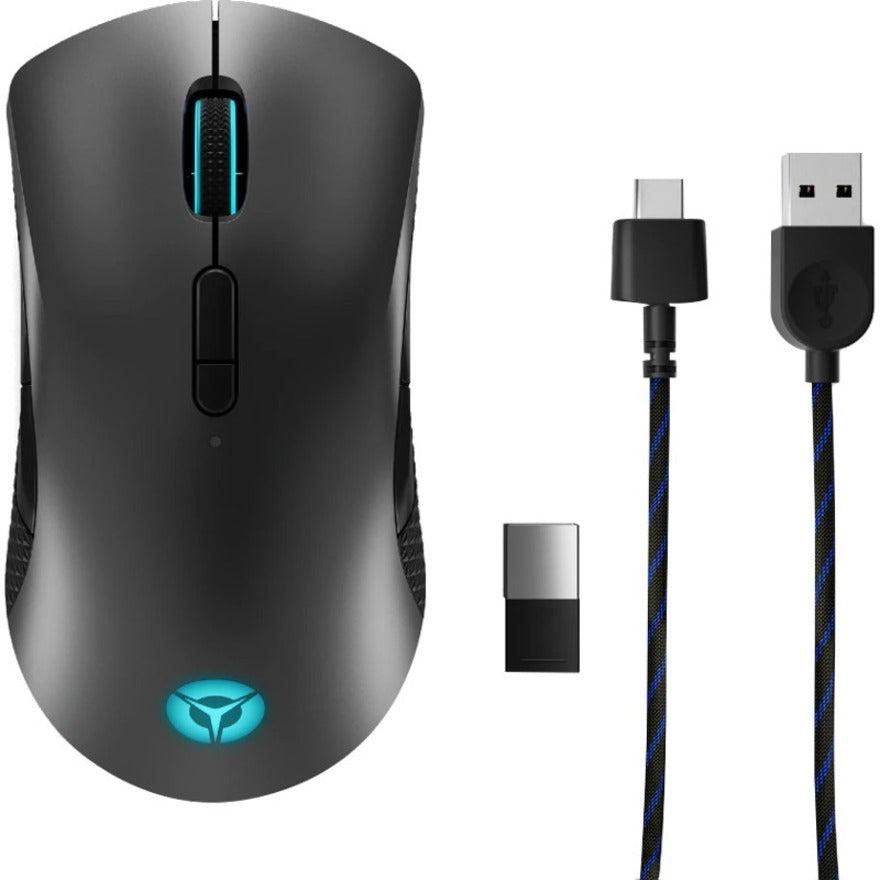 Lenovo Legion M600 Wireless Gaming Mouse Ambidextrous Rf Wireless+Bluetooth+Usb Type-A Optical 16000 Dpi