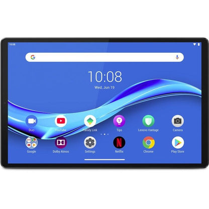 Lenovo Smart Tab M10 TB-X606FA Tablet - 10.3" WUXGA - Cortex A53 Octa-core (8 Core) 2.30 GHz Quad-core (4 Core) 1.60 GHz - 4 GB RAM - 128 GB Storage - Android 9.0 Pie - Platinum Gray