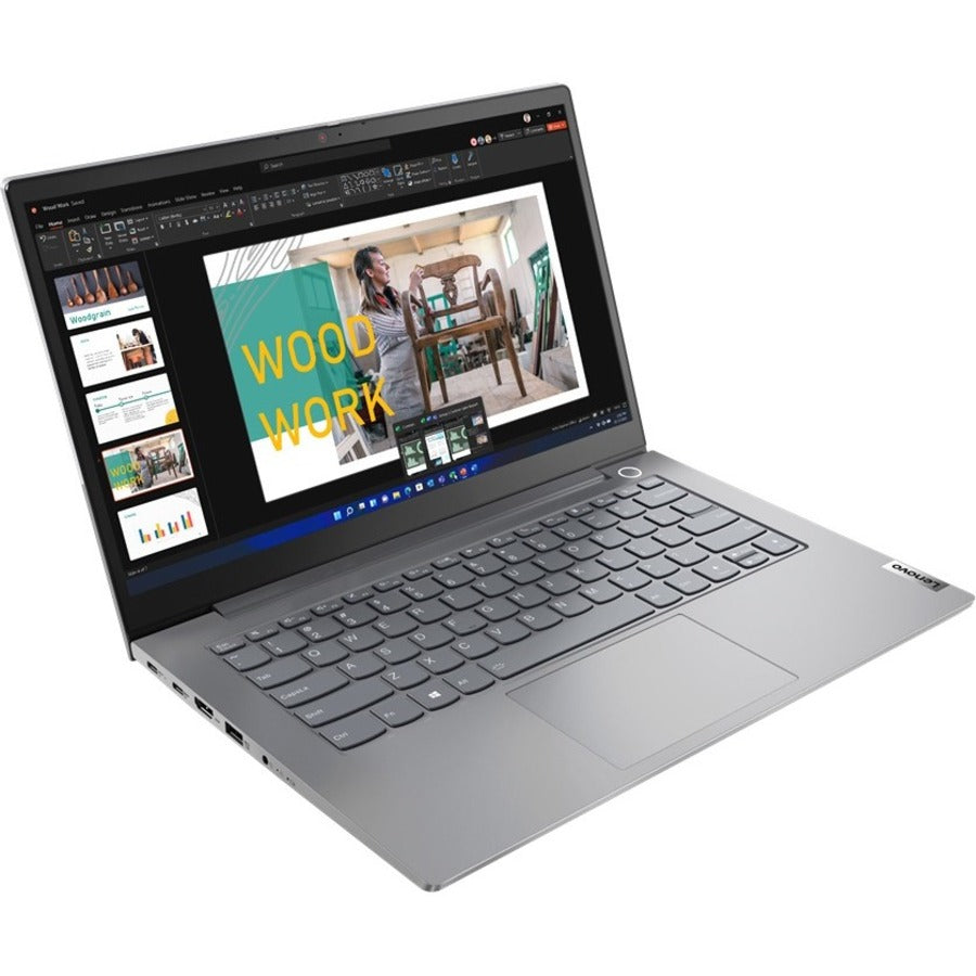 Lenovo Thinkbook 14 G4 Aba 21Dk000Jus 14" Notebook - Full Hd - 1920 X 1080 - Amd Ryzen 5 5625U Hexa-Core (6 Core) 2.30 Ghz - 16 Gb Total Ram - 8 Gb On-Board Memory - 256 Gb Ssd - Mineral Gray