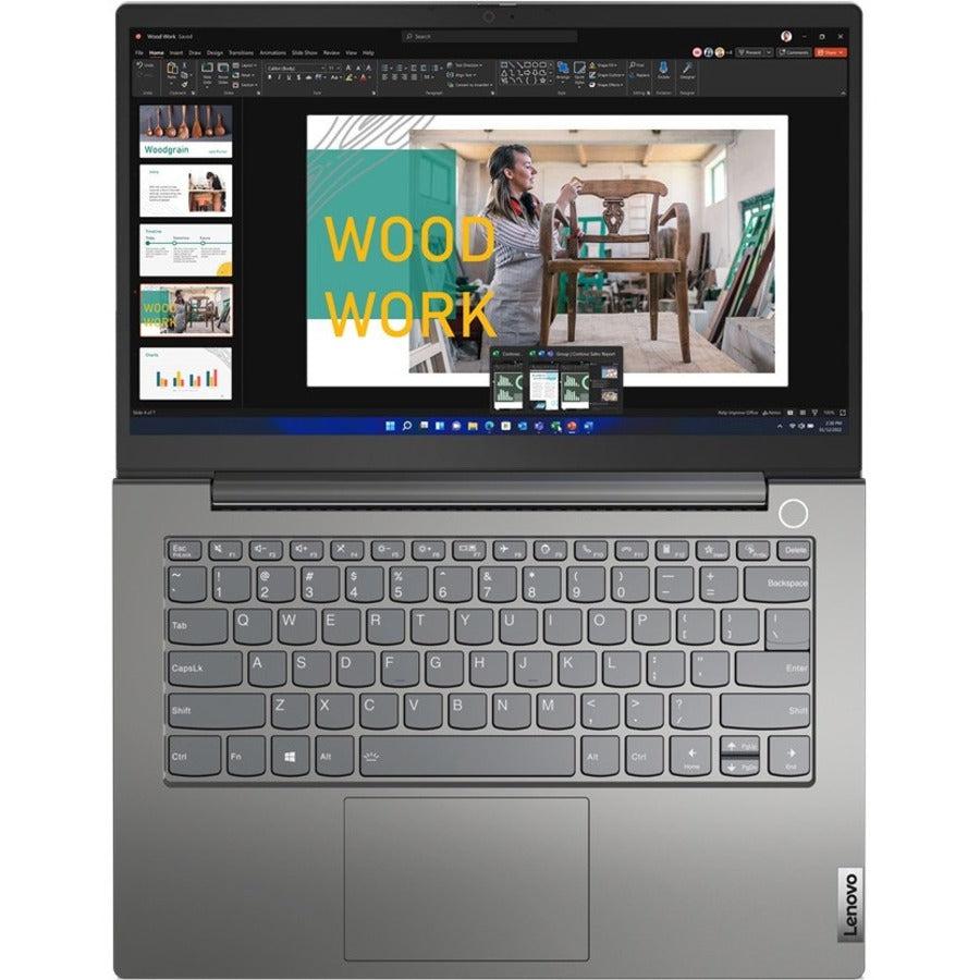 Lenovo Thinkbook 14 G4 Aba 21Dk000Lus 14" Notebook - Full Hd - 1920 X 1080 - Amd Ryzen 7 5825U Octa-Core (8 Core) 2 Ghz - 16 Gb Total Ram - 8 Gb On-Board Memory - 512 Gb Ssd - Mineral Gray