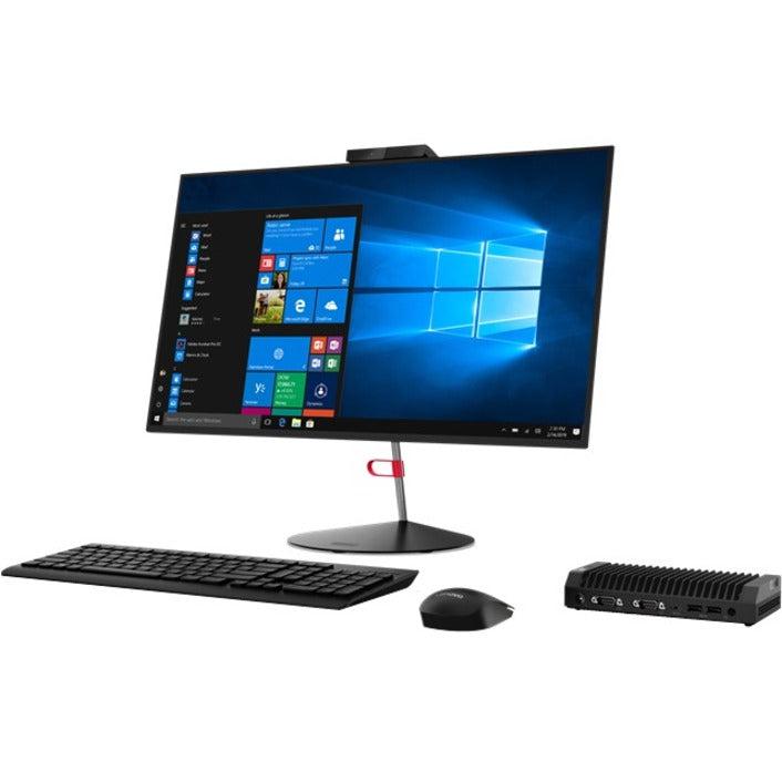 Lenovo Thinkcentre M90N-1 Nano Iot Ddr4-Sdram I3-8145Ue Mini Pc Intel® Core™ I3 8 Gb 256 Gb Ssd Windows 10 Pro Black, Grey