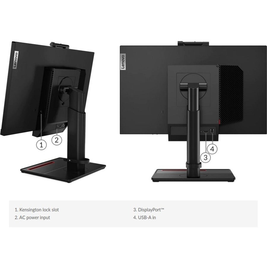 Lenovo Thinkcentre Tiny-In-One 60.5 Cm (23.8") 1920 X 1080 Pixels Full Hd Led Black 11Gcpar1Us