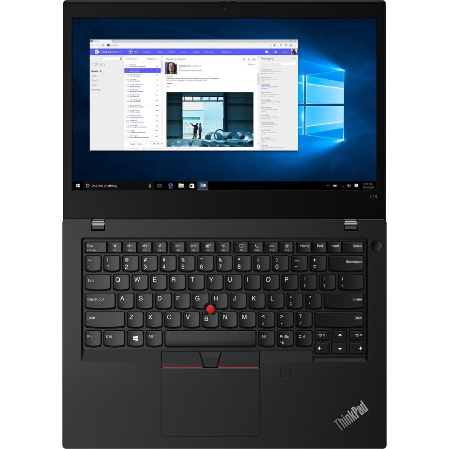 Lenovo Thinkpad L14 Gen1 20U1001Tus 14" Notebook - Full Hd - 1920 X 1080 - Intel Core I5 10Th Gen I5-10210U Quad-Core (4 Core) 1.60 Ghz - 8 Gb Total Ram - 256 Gb Ssd - Black