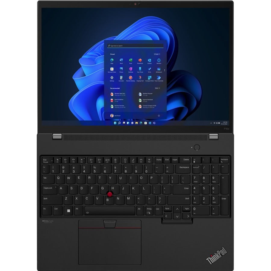 Lenovo Thinkpad P16S G1 21Bt001Gus 16" Mobile Workstation - Wuxga - 1920 X 1200 - Intel Core I7 12Th Gen I7-1280P 1.80 Ghz - 16 Gb Total Ram - 512 Gb Ssd - Black