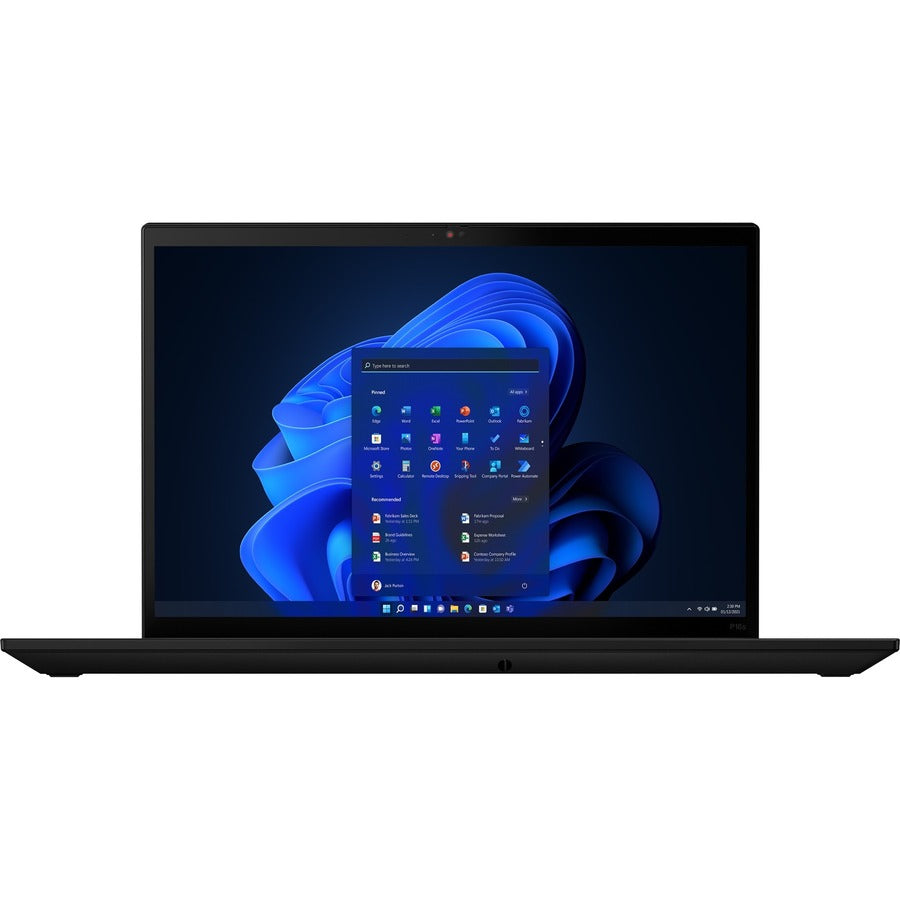 Lenovo Thinkpad P16S G1 21Ck001Hus 16" Mobile Workstation - Wuxga - 1920 X 1200 - Amd Ryzen 5 Pro 6650U Hexa-Core (6 Core) 2.90 Ghz - 16 Gb Total Ram - 512 Gb Ssd - Black