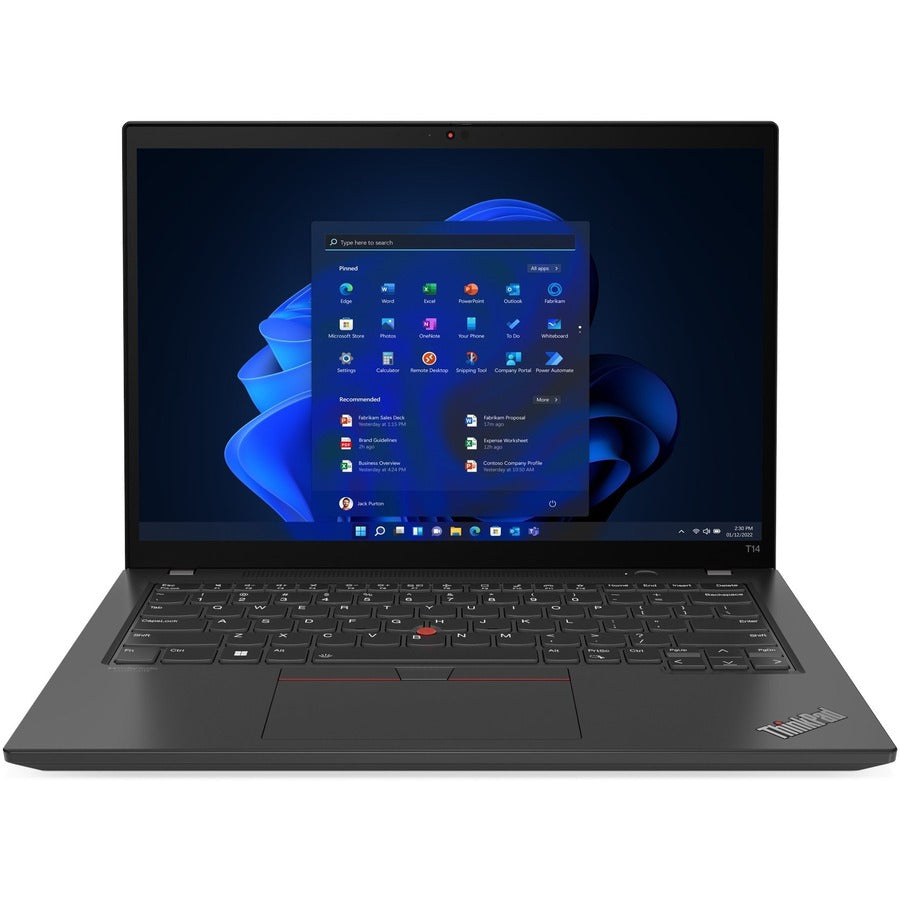 Lenovo Thinkpad T14 Gen 3 21Cf000Cus 14" Touchscreen Notebook - Wuxga - 1920 X 1200 - Amd Ryzen 5 Pro 6650U 2.90 Ghz - 16 Gb Total Ram - 16 Gb On-Board Memory - 256 Gb Ssd