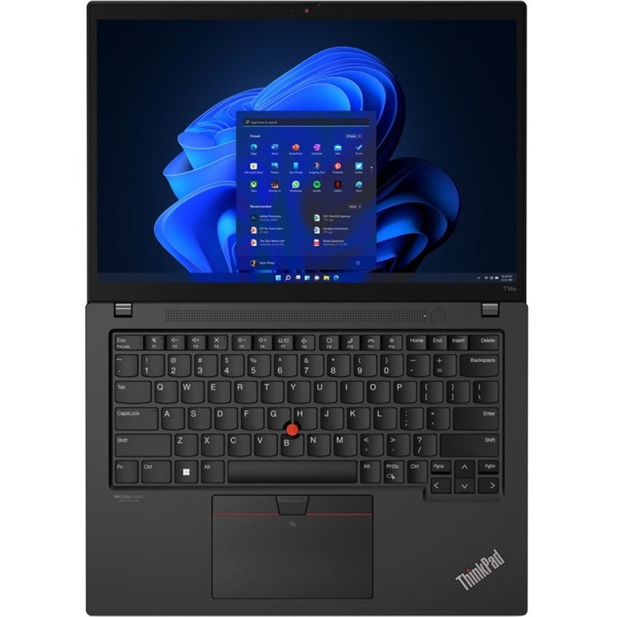 Lenovo Thinkpad T14S Gen 3 21Br000Dus 14" Touchscreen Notebook - Wuxga - 1920 X 1200 - Intel Core I5 12Th Gen I5-1250P Dodeca-Core (12 Core) - 16 Gb Total Ram - 256 Gb Ssd - Thunder Black