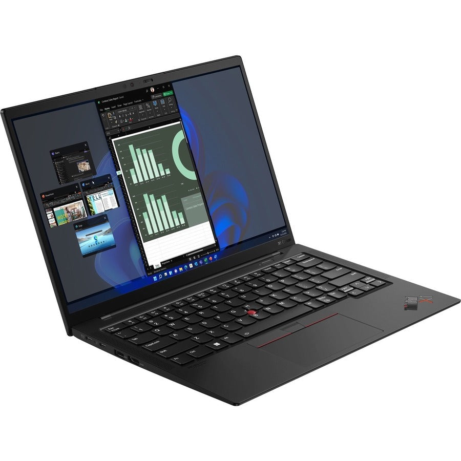 Lenovo Thinkpad X1 Carbon Gen 10 21Cb000Cus 14" Touchscreen Notebook - Wuxga - 1920 X 1200 - Intel Core I7 I7-1260P Dodeca-Core (12 Core) - 16 Gb Total Ram - 512 Gb Ssd - Black Paint