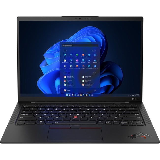 Lenovo Thinkpad X1 Carbon Gen 10 21Cb000Cus 14" Touchscreen Notebook - Wuxga - 1920 X 1200 - Intel Core I7 I7-1260P Dodeca-Core (12 Core) - 16 Gb Total Ram - 512 Gb Ssd - Black Paint