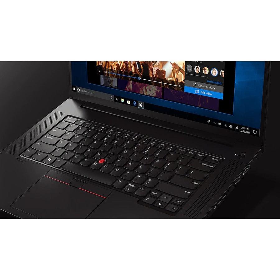 Lenovo Thinkpad X1 Extreme Notebook 40.6 Cm (16") Wqxga Intel® Core™ I7 16 Gb Ddr4-Sdram 512 Gb Ssd Nvidia Geforce Rtx 3060 Wi-Fi 6E (802.11Ax) Windows 10 Pro Black