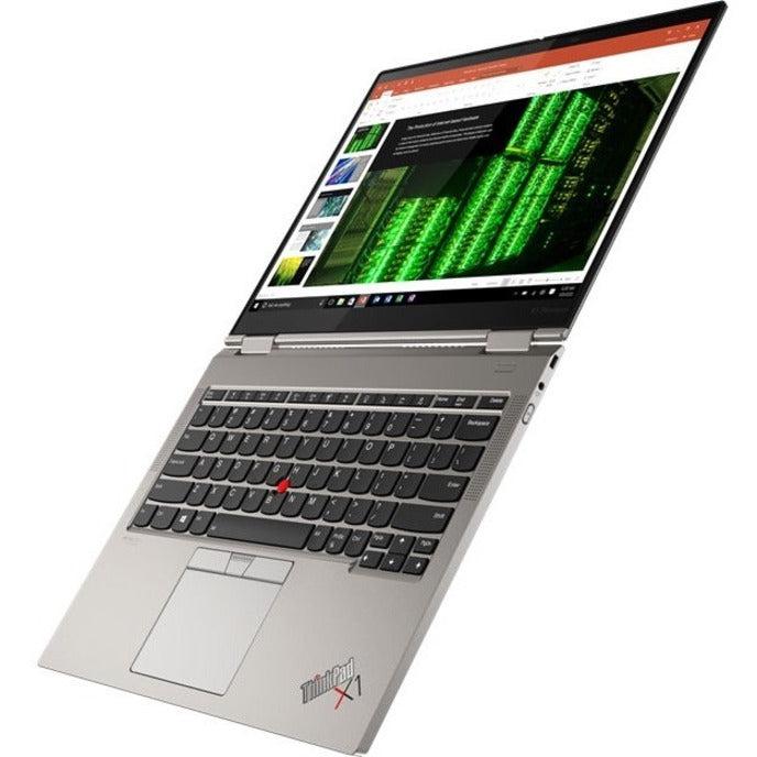 Lenovo Thinkpad X1 Titanium Yoga Hybrid (2-In-1) 34.3 Cm (13.5") Touchscreen Quad Hd Intel® Core™ I5 16 Gb Lpddr4X-Sdram 256 Gb Ssd Wi-Fi 6 (802.11Ax) Windows 10 Pro 20Qa000Mus