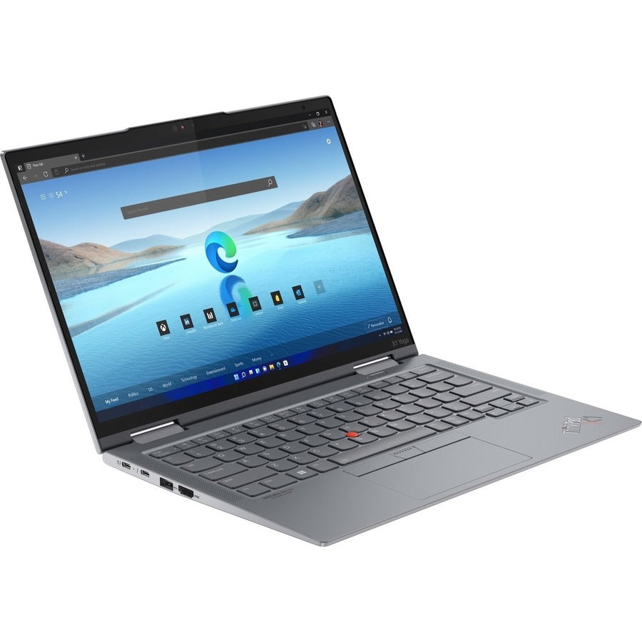 Lenovo Thinkpad X1 Yoga Gen 7 21Cd000Fus 14" Touchscreen Convertible 2 In 1 Notebook - Wuxga - 1920 X 1200 - Intel Core I5 12Th Gen I5-1240P Dodeca-Core (12 Core) - 16 Gb Total Ram - 16 Gb On-Board Memory - 256 Gb Ssd - Storm Gray