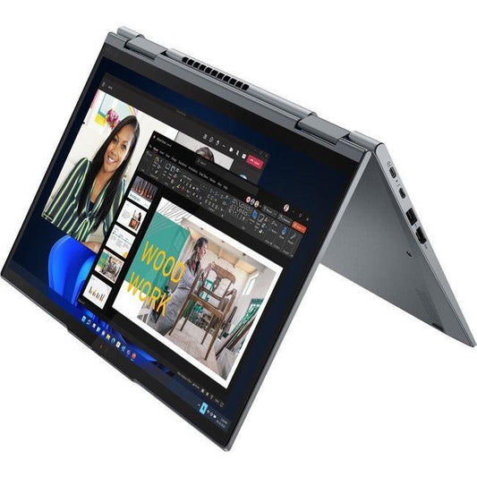 Lenovo Thinkpad X1 Yoga Gen 7 21Cd000Fus 14" Touchscreen Convertible 2 In 1 Notebook - Wuxga - 1920 X 1200 - Intel Core I5 12Th Gen I5-1240P Dodeca-Core (12 Core) - 16 Gb Total Ram - 16 Gb On-Board Memory - 256 Gb Ssd - Storm Gray