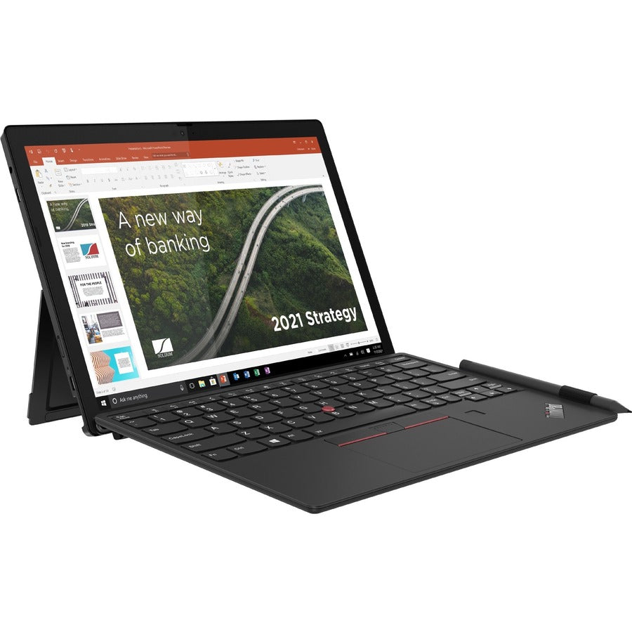 Lenovo Thinkpad X12 Detachable Gen 1 20Uw000Mus 12.3" Touchscreen Detachable 2 In 1 Notebook - Full Hd - 1920 X 1080 - Intel Core I5 I5-1130G7 Quad-Core (4 Core) 1.80 Ghz - 8 Gb Total Ram - 256 Gb Ssd