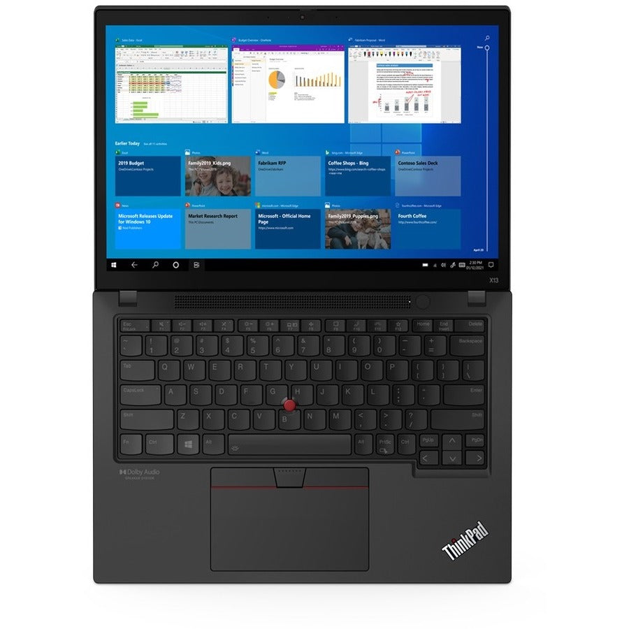 Lenovo Thinkpad X13 Gen 2 20Xh0077Us 13.3" Notebook - Wuxga - 1920 X 1200 - Amd Ryzen 7 Pro 5850U Octa-Core (8 Core) 1.90 Ghz - 16 Gb Total Ram - 512 Gb Ssd - Villi Black