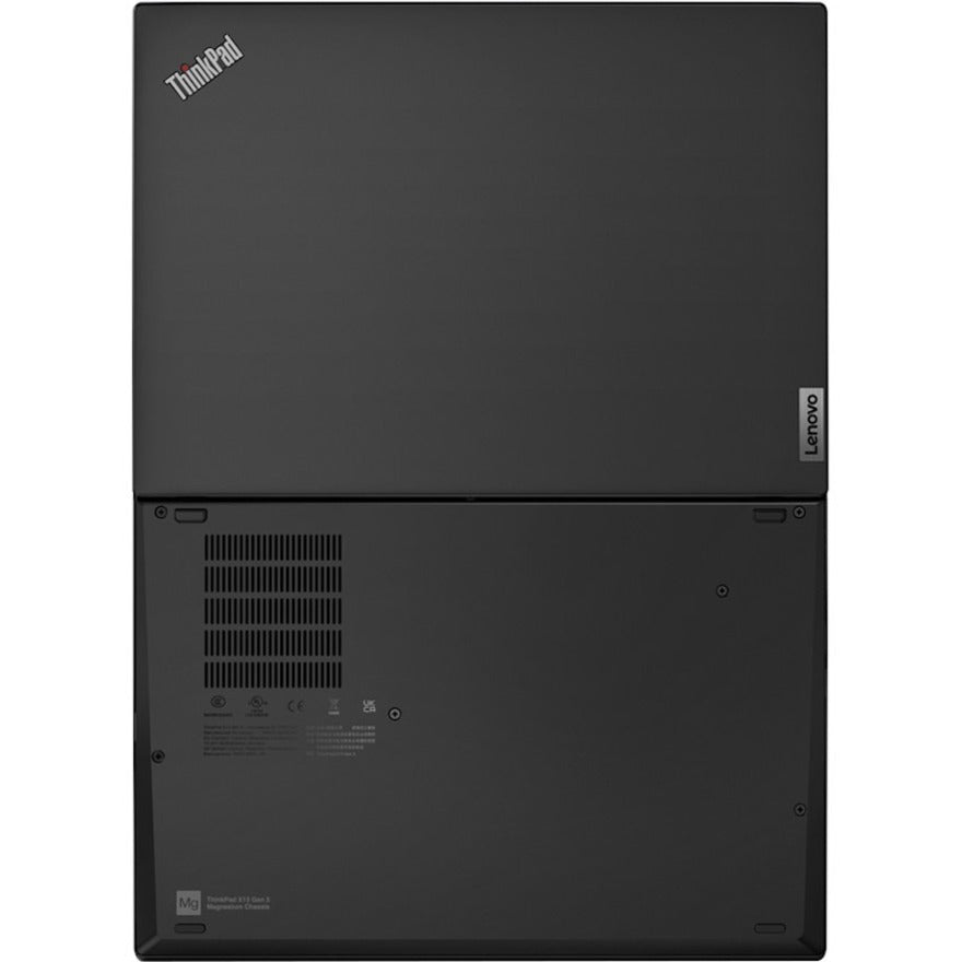 Lenovo Thinkpad X13 Gen 3 21Bn000Rus 13.3" Touchscreen Notebook - Wuxga - 1920 X 1200 - Intel Core I7 12Th Gen I7-1270P Dodeca-Core (12 Core) - 16 Gb Total Ram - 512 Gb Ssd - Thunder Black