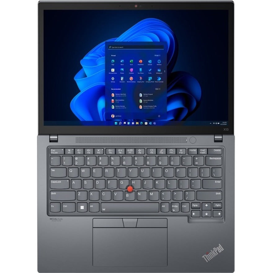 Lenovo Thinkpad X13 Gen 3 21Bn002Cus 13.3" Touchscreen Notebook - Wuxga - 1920 X 1200 - Intel Core I7 12Th Gen I7-1260P Dodeca-Core (12 Core) 2.10 Ghz - Intel Evo Platform - 16 Gb Total Ram - 16 Gb On-Board Memory - 512 Gb Ssd - Storm Gray