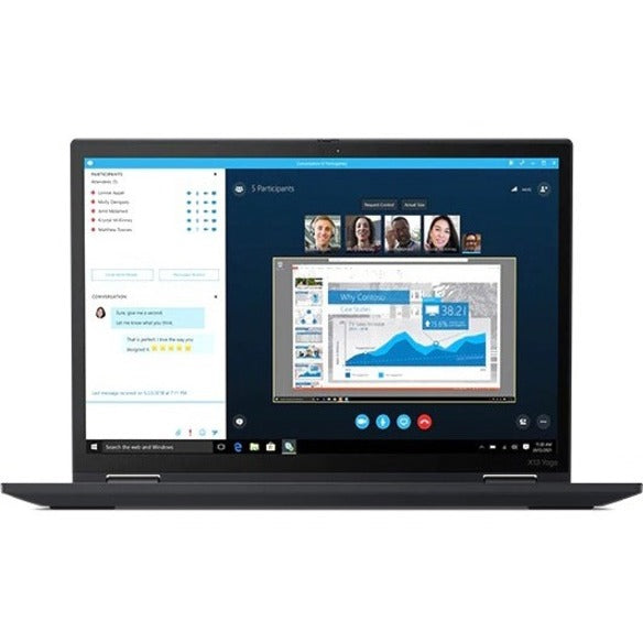 Lenovo Thinkpad X13 Yoga Gen 2 20W8002Tus 13.3" Touchscreen Convertible 2 In 1 Notebook - Wuxga - 1920 X 1200 - Intel Core I7 11Th Gen I7-1185G7 Quad-Core (4 Core) 3 Ghz - 16 Gb Total Ram - 512 Gb Ssd - Black