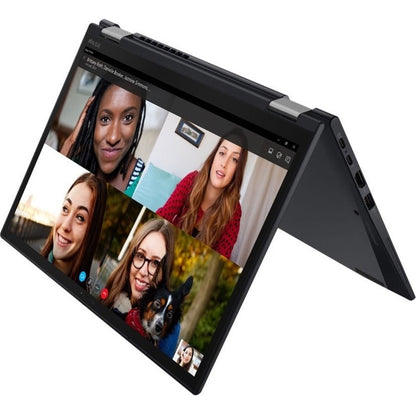 Lenovo Thinkpad X13 Yoga Hybrid (2-In-1) 33.8 Cm (13.3") Touchscreen Wqxga Intel® Core™ I7 16 Gb Lpddr4X-Sdram 512 Gb Ssd Wi-Fi 6 (802.11Ax) Windows 10 Pro Black 20W80035Us