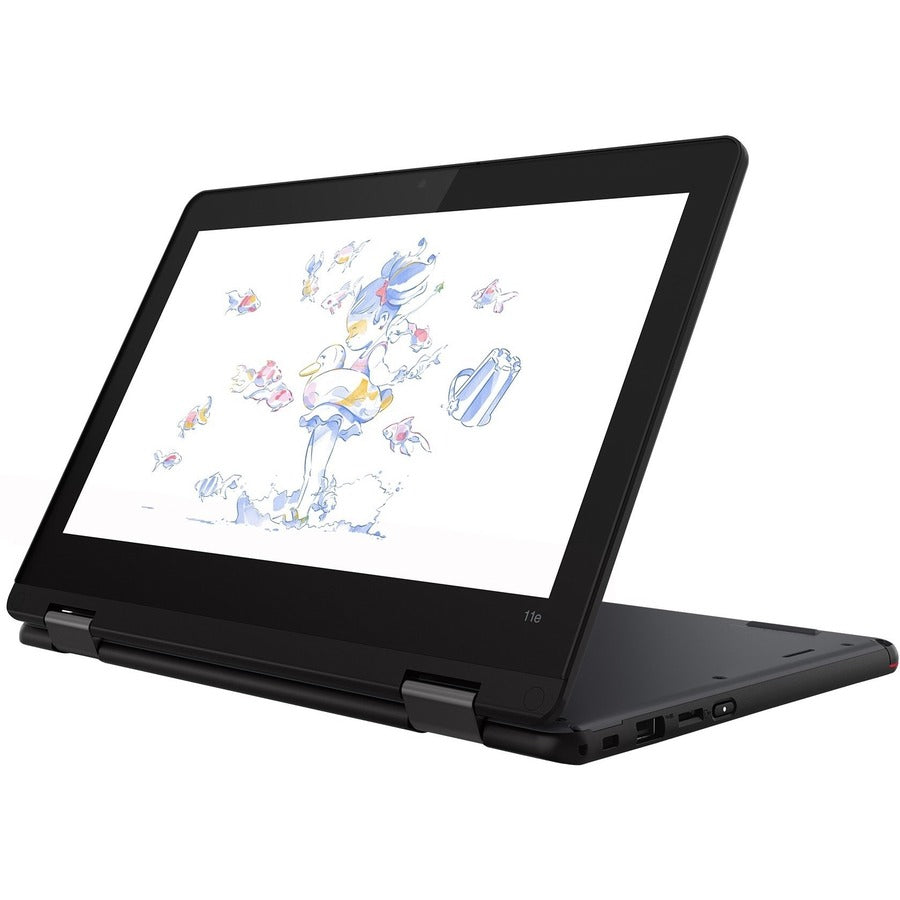 Lenovo Thinkpad Yoga 11E 6Th Gen 20Ses0M800 11.6" Touchscreen Convertible 2 In 1 Notebook - Hd - 1366 X 768 - Intel Core M 8Th Gen I5-8200Y Dual-Core (2 Core) 1.30 Ghz - 8 Gb Total Ram - 128 Gb Ssd - Glossy Black