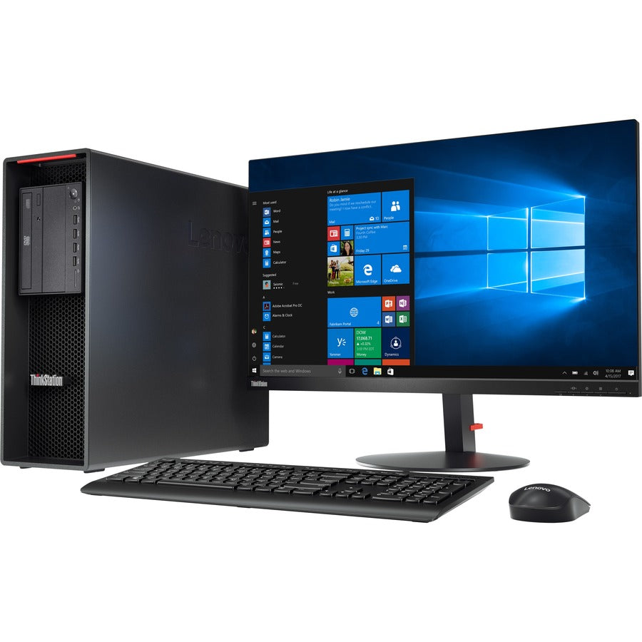 Lenovo Thinkstation P520 Ddr4-Sdram W-2245 Tower Intel Xeon W 32 Gb 1000 Gb Ssd Windows 10 Pro For Workstations Workstation Black