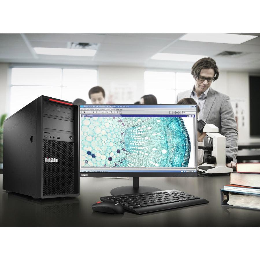 Lenovo Thinkstation P520C Ddr4-Sdram W-2225 Tower Intel Xeon W 16 Gb 512 Gb Ssd Windows 10 Pro For Workstations Workstation Black