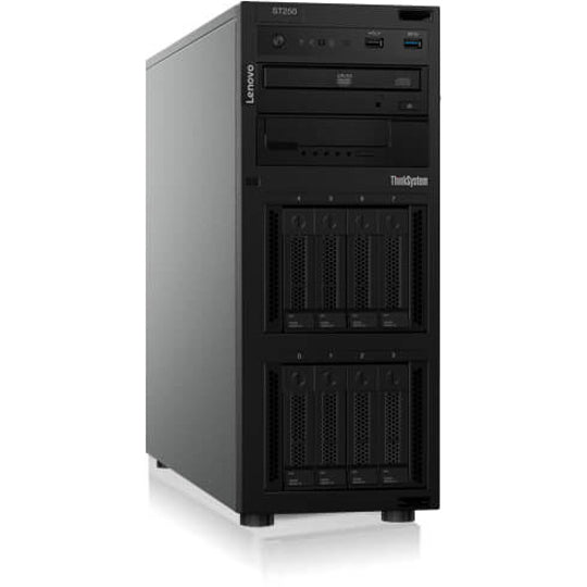 Lenovo Thinksystem St250 7Y46A001Na 4U Tower Server - 1 X Intel Xeon E-2134 3.50 Ghz - 8 Gb Ram - Serial Ata/600 Controller