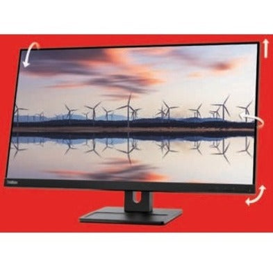 Lenovo Thinkvision E28U-20 71.1 Cm (28") 3840 X 2160 Pixels 4K Ultra Hd Black