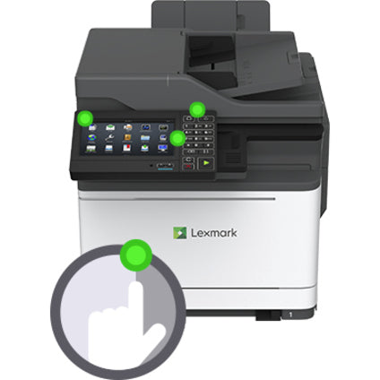 Lexmark Cx625Adhe Laser Multifunction Printer-Color-Copier/Fax/Scanner-40 Ppm Mono/Color Print-2400X600 Print-Automatic Duplex Print-100000 Pages Monthly-251 Sheets Input-Color Scanner-1200 Optical Scan-Color Fax-Gigabit Ethernet