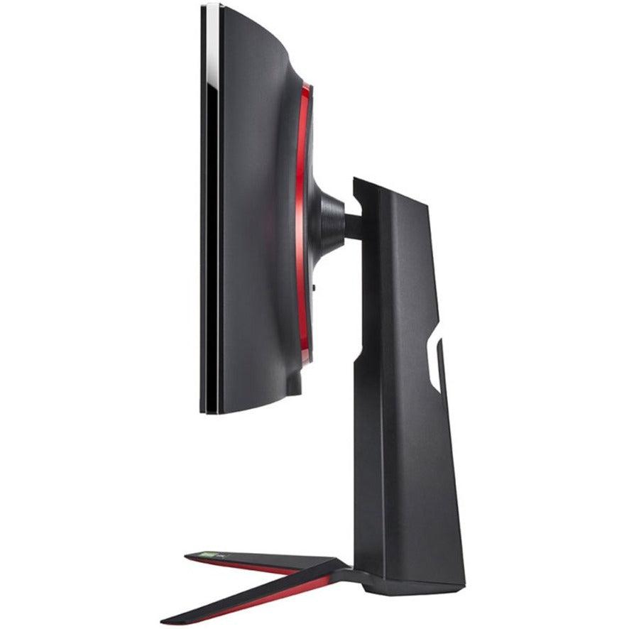 Lg 34Gn85B-B Computer Monitor 86.4 Cm (34") 3440 X 1440 Pixels Quad Hd Black, Red