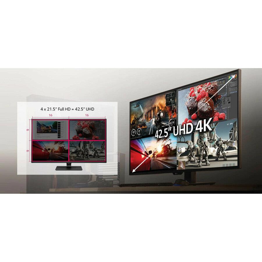 Lg 43Bn70U-B Computer Monitor 109.2 Cm (43") 3840 X 2160 Pixels 4K Ultra Hd Black