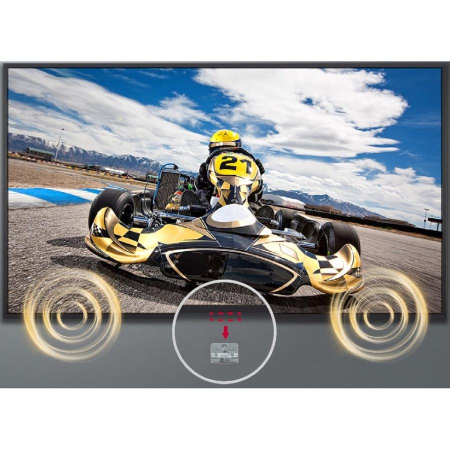 Lg 65Uh5F-H Signage Display Digital Signage Flat Panel 165.1 Cm (65") Ips 500 Cd/M² 4K Ultra Hd Black Built-In Processor Web Os 24/7