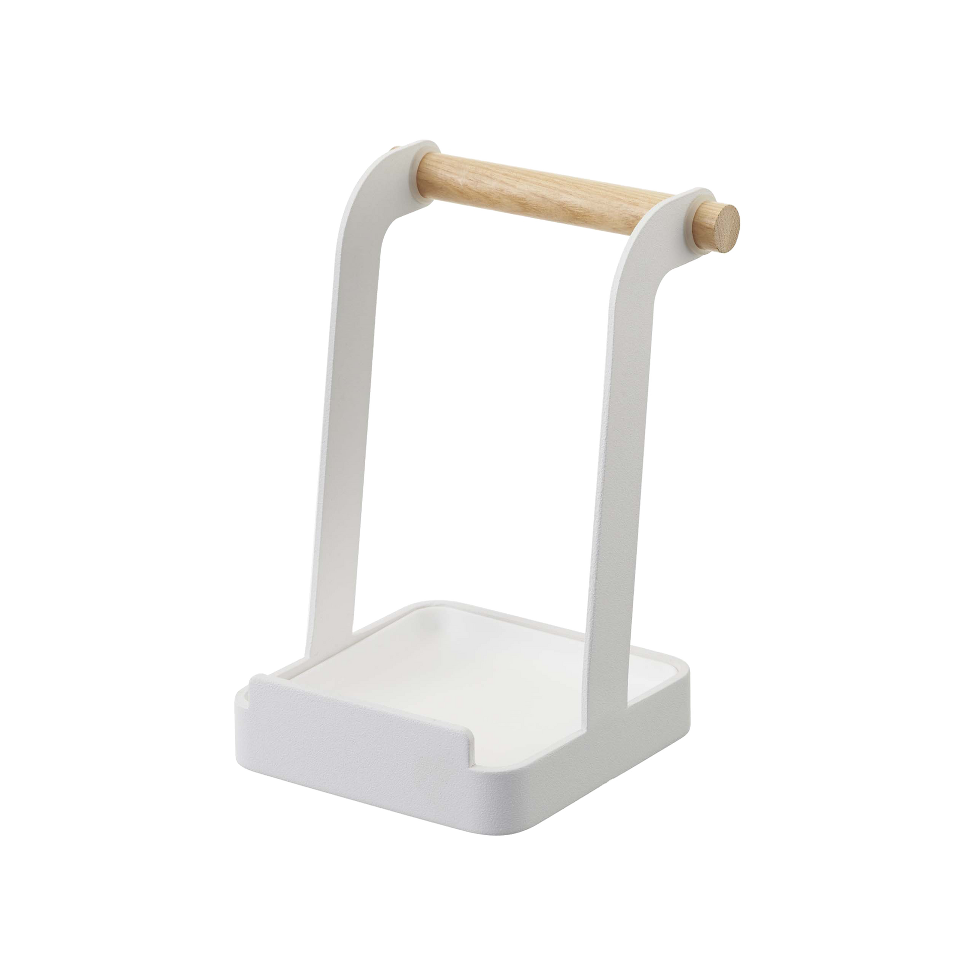 Lid & Ladle Stand - Steel + Wood