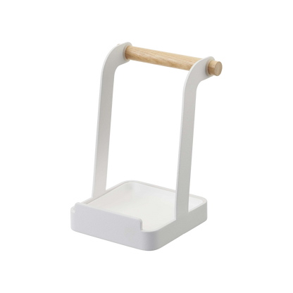 Lid & Ladle Stand - Steel + Wood