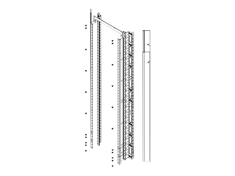 Liebert - Rack airflow baffle (vertical) - 45U