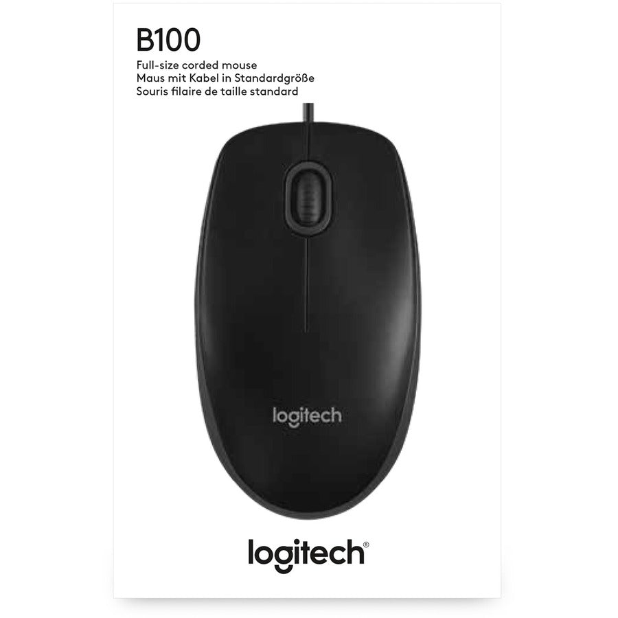 Logitech B110 Optical Usb Mouse Usb Type-A 800 Dpi