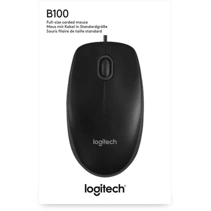 Logitech B110 Optical Usb Mouse Usb Type-A 800 Dpi