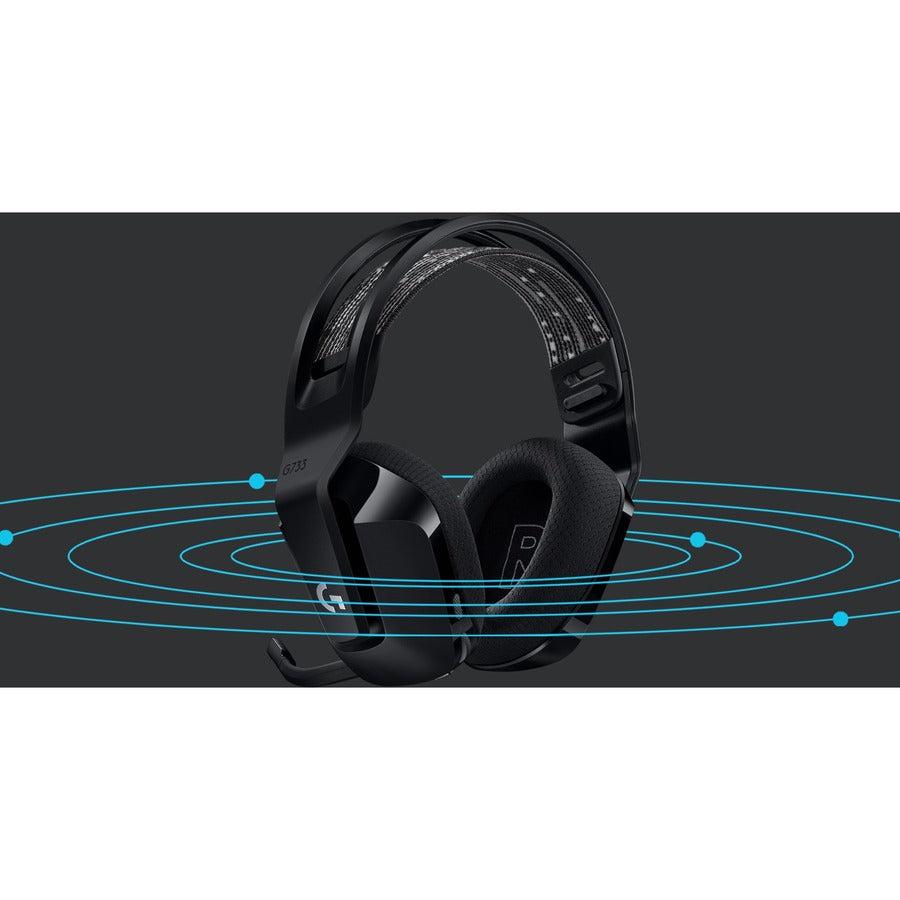 Logitech G G733 Wireless Headset Head-Band Gaming Bluetooth Black