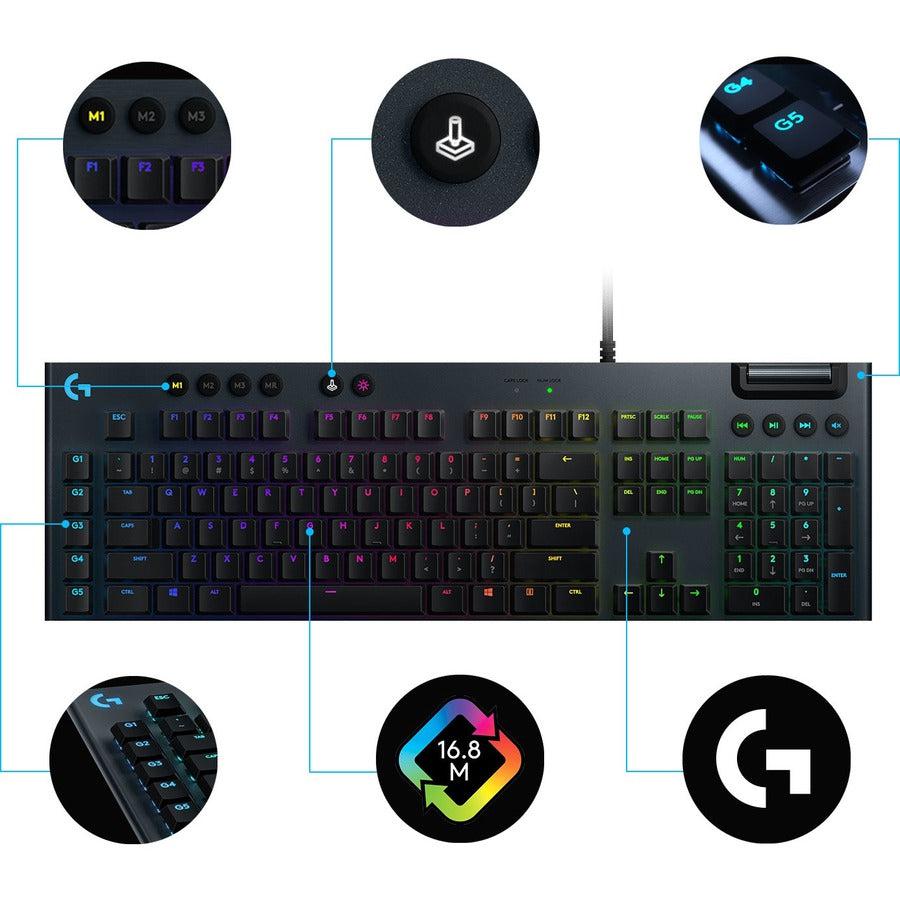 Logitech G G815 - Gl Clicky Keyboard Usb Black